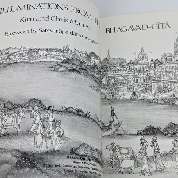 Illuminations from the Bhagavad-Gita vintage illustrated spiritual art book - Picture 14 of 14